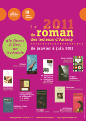 Participez au Prix du roman des lecteurs d’Antony 2011 ! -- 16/01/11